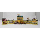 A group of seven Matchbox Lesney 'Models of Yesteryear' vehicles, comprising Y-1 1911 Model T