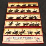 Five boxed sets of Britains 'The Royal Horse Guards' No.2