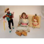 A Heubach-koppelsdorf 275 doll, together with a small German-made composition fairy doll, 17cm,