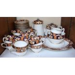 SECTION 25. A 42 piece Royal Albert tea and coffee set, pattern '4913' comprising of a teapot, a