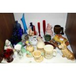 SECTION 16. An assortment of mixed ceramics and glass including a number of Sylvac pottery items,