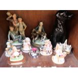 SECTION 47. A collection of assorted ceramic figures and collectables, including a large Beswick