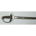 An 1822 Pattern Infantry Officer's Sword, 35-inch slightly curved fullered blade by Henry Wilkinson,