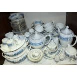 SECTION 12. A large Coalport 'Revelry' pattern tea, coffee and dinner service, comprising of