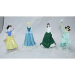 Three Royal Doulton ceramic figures from the 'Walt Disney showcase collection' including Snow White,