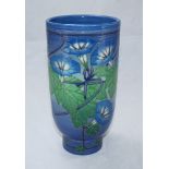 A Dennis Chinaworks 'Morning Glory' pattern vase designed by Sally Tuffin, limited edition number