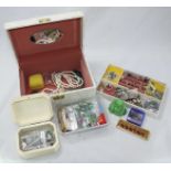 A good collection of assorted silver and costume jewellery including rings, pendants, brooches and