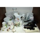 SECTION 11. A collection of assorted Portmeirion 'Botanic Garden' pottery items, together with