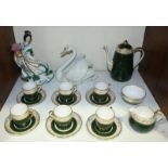 SECTION 10. A fifteen-piece Spode 'Oaklea' pattern coffee service comprising of coffee cans and