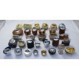 A collection of approximately thirty one table lighters including Ronson 'Queen Anne', Colibri and