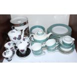 SECTION 3. A Royal Albert 'Masquerade' pattern part tea set, together with a Ridgway 'Conway'