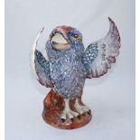 A pottery figure 'The Phoenix'. Artist original proof for Peggy Davies by Victoria Bourne,