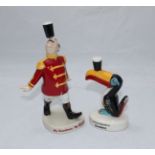 Coalport limited edition Guinness figurine 'Ringmaster', Royal Doulton 'Lovely day for a Guinness'