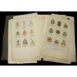 A collection of Royal Navy crests and badges of our Imperial forces published by Gale & Polden