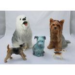 A Beswick Old English Sheep dog No. 2232 approximately 30cm high, together with a Beswick