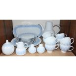 SECTION 29. A Rosenthal Studio-line 'Lotus Azure' porcelain part tea service comprising eight-each