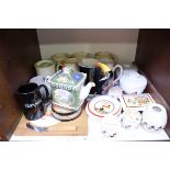 SECTION 19. Various Guinness breweriana ceramics including a cheese board, T.G. Green for Bass-