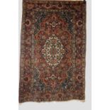 Borchalou rug, Hamadan area, north west Persia, circa 1920s, 6ft. 10in. X 4ft. 7in. 2.08m. X 1.