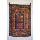 'Sewan' Kazak rug, south west Caucasus, early 20th century, 7ft. X 4ft. 9in. 2.13m. X 1.45m.