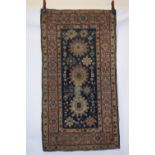 Kuba rug, north east Caucasus, late 19th century, 5ft. 8in. X 3ft. 1in. 1.73m. X 0.94m. Overall wear