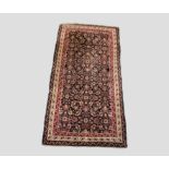 Agra rug, north India, last quarter 19th century, 8ft. X 4ft. 2.44m. X 1.22m. Some wear and