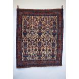 Afshar rug, Kerman area, south west Persia, early 20th century, 6ft. 7in. x 5ft. 5in. 2.01m. x 1.