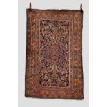 Lilihan rug, north west Persia, circa 1930s-40s, 5ft. 4in. x 3ft. 4in. 1.63m. x 1.02m. Some areas of