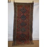 Kuba Sumac rug, north east Caucasus, late 19th/early 20th century, 10ft. 7in. X 4ft. 7in. 3.23m. X