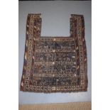 Shahsavan sumac horse cover, Moghan, south east Caucasus early 20th century, 4ft. 10in. X 3ft.