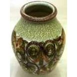 A bourne Denby ware art vase, signature A Bourne Denby ware art vase, signature of Glyn College
