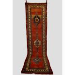 Shahsavan(?) runner, north west Persia/south Caucasus, early 20th century, 13ft. 1in. X 3ft. 6in.