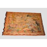 Pastoral tapestry, 19th century, 6ft. 9in. x 9ft. 9in. 2.05m. x 2.97m. Landscape tapestry