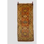 Two Melas rugs, west Anatolia, late 20th century, the first, 6ft. 6in. X 2ft. 10in. 1.98m. X 0.86m.;