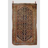 Hamadan rug, north west Persia, circa 1920s, 6ft. 4in. x 3ft. 9in. 1.93m. X 1.14m. Slight wear;