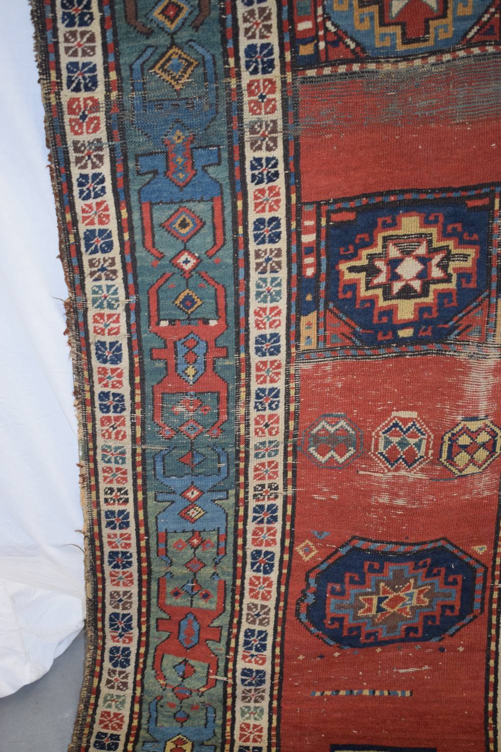 Talish long rug, south east Caucasus, late 19th/early 20th century, 9ft. X 3ft. 4in. 2.75m. X 1.02m. - Image 6 of 13