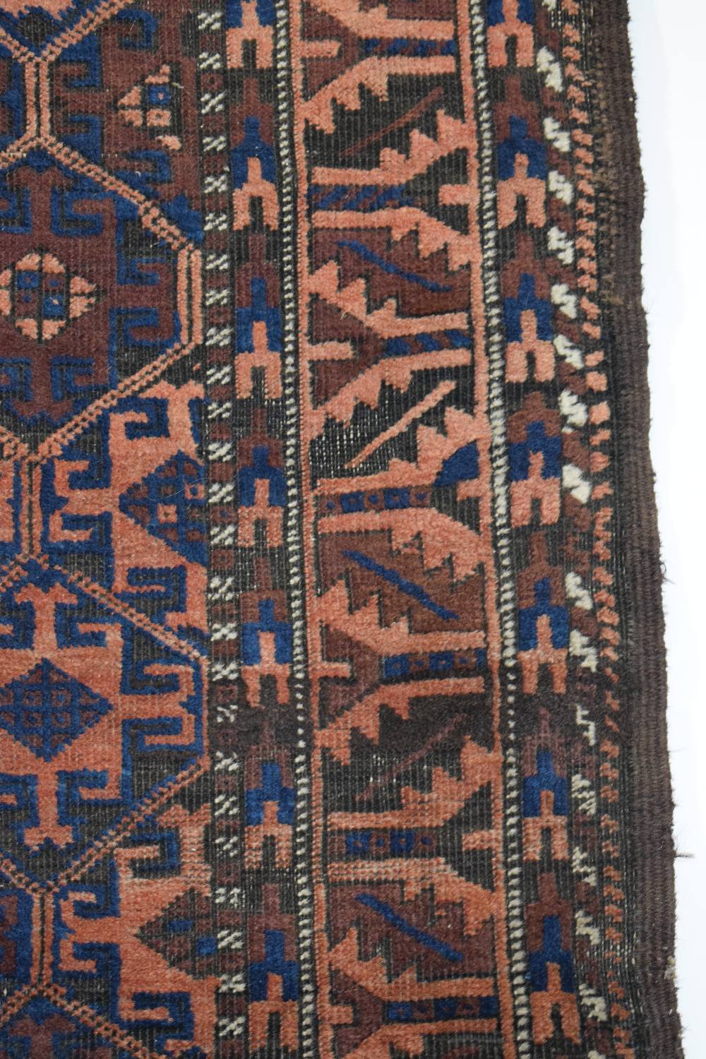 Baluchi rug, Khorasan, north east Persia, early 20th century, 4ft. 10in. x 2ft. 10in. 1.47m. x 0. - Image 3 of 10