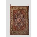 Joshaghan rug, north west Persia, circa 1930s-40s, 6ft. 7in. X 4ft. 3in. 2.01m. X 1.30m. Some wear
