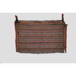 Qashqa'i flatweave khorjin face, Fars, south west Persia, late 19th century, 2ft. 3in. X 3ft. 6in.