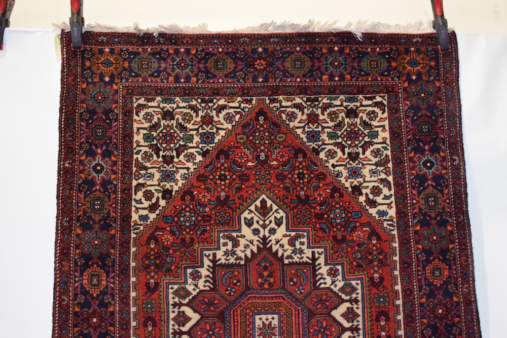 Bijar rug, north west Persia, second half 20th century, 4ft. 10in. X 3ft. 4in. 1.47m. X 1.02m. - Image 7 of 9