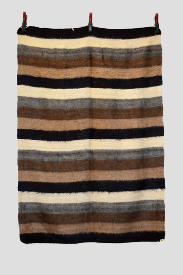 Siirt angora cover, south east Anatolia, mid-20th century, 5ft. 9in. X 4ft. 1in. 1.75m. X 1.25m.
