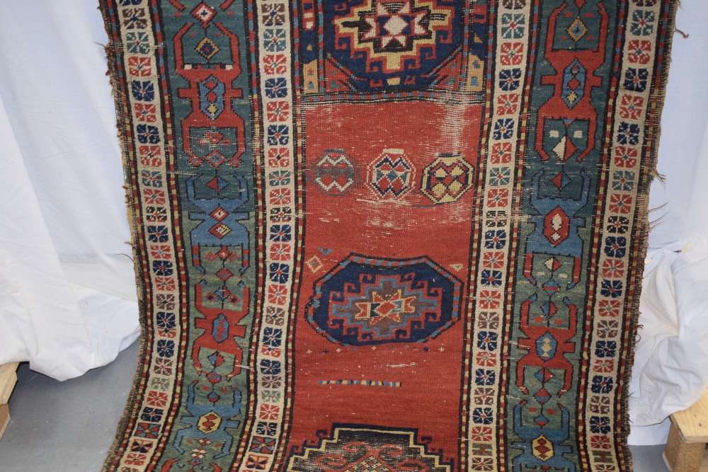 Talish long rug, south east Caucasus, late 19th/early 20th century, 9ft. X 3ft. 4in. 2.75m. X 1.02m. - Image 10 of 13