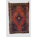 Mazalaghan rug, Hamadan area, north west Persia, circa 1920s-30s, 6ft. 8in. X 4ft. 4in. 2.03m. X 1.