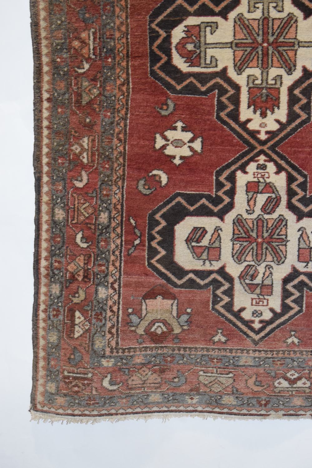 Hamadan rug, north west Persia, dated 1379 (AH) [1937 AD] 6ft. 7in. X 4ft. 2.01m. X 1.22m. Overall - Image 5 of 10