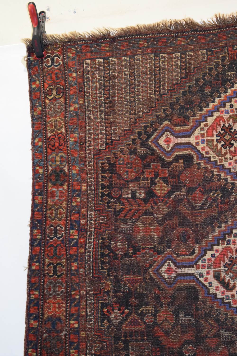 Two Khamseh rugs, Fars, south west Persia, early 20th century, the first 4ft. 11in. X 4ft. 6in., 1. - Image 25 of 30