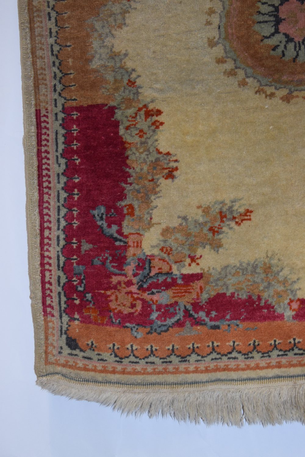 Near pair East European(?) rugs in the French taste, mid-20th century, the first 4ft. X 2ft. 9in. - Image 14 of 19