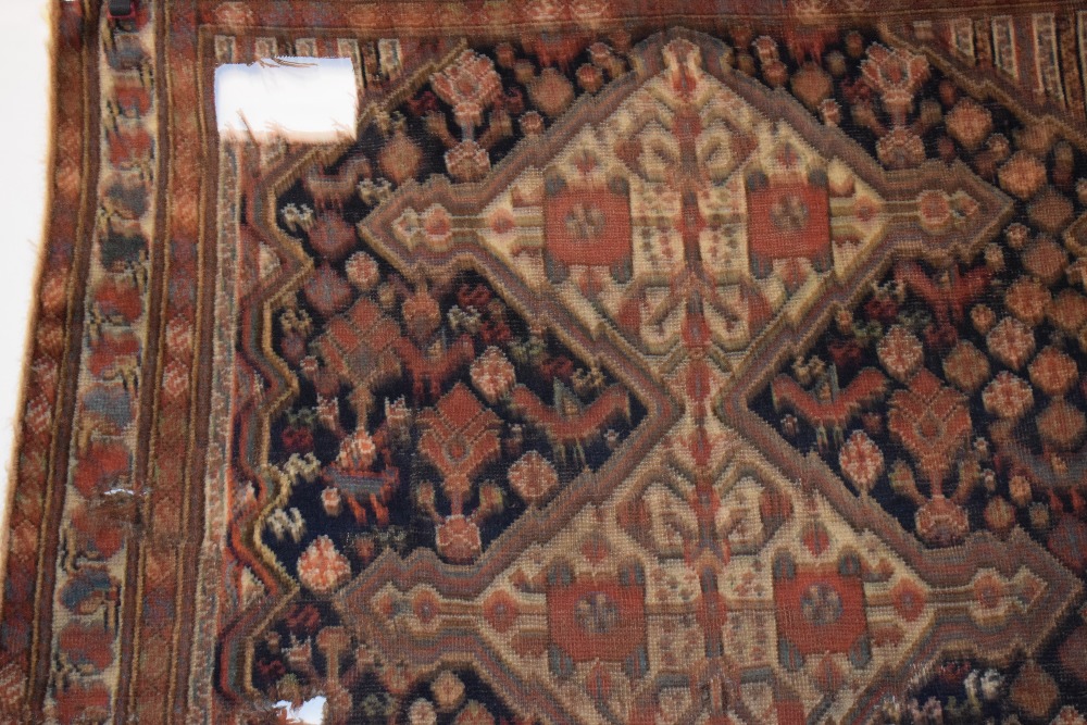 Two Khamseh rugs, Fars, south west Persia, early 20th century, the first 4ft. 11in. X 4ft. 6in., 1. - Image 8 of 30