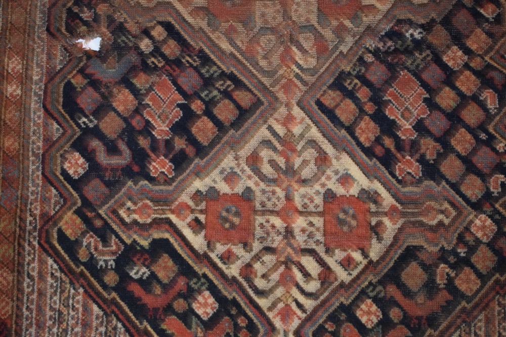 Two Khamseh rugs, Fars, south west Persia, early 20th century, the first 4ft. 11in. X 4ft. 6in., 1. - Image 10 of 30