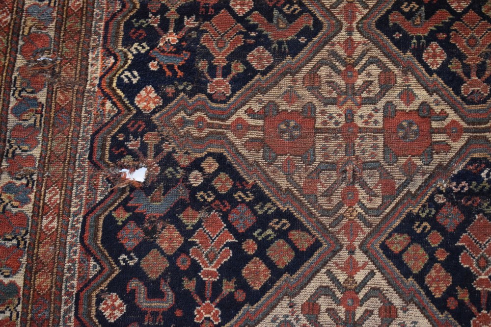 Two Khamseh rugs, Fars, south west Persia, early 20th century, the first 4ft. 11in. X 4ft. 6in., 1. - Image 5 of 30