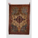 Saruk rug, north west Persia, circa 1900s, 6ft. 7in. X 4ft. 9in. 2.01m. X 1.45m. Slight wear in