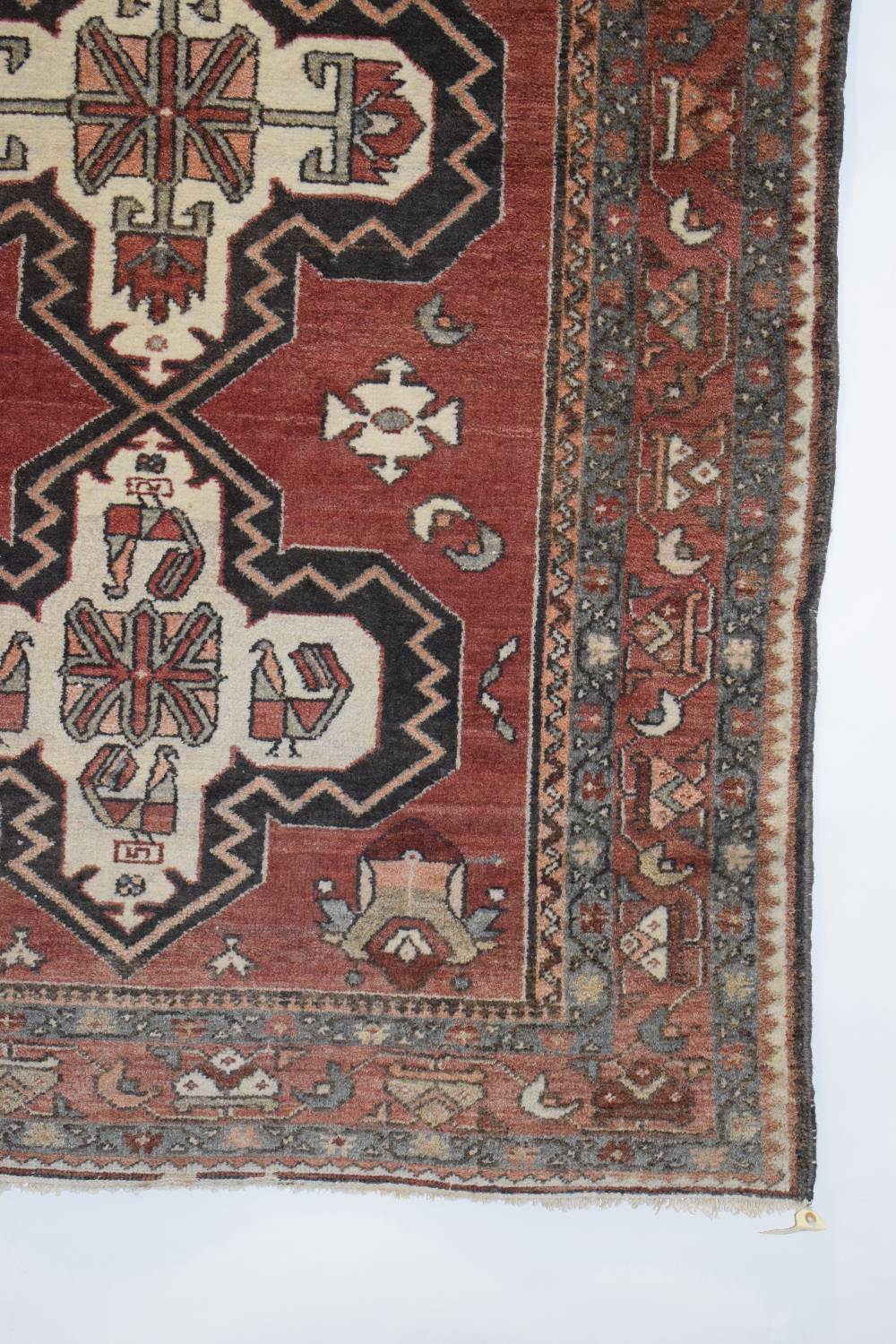 Hamadan rug, north west Persia, dated 1379 (AH) [1937 AD] 6ft. 7in. X 4ft. 2.01m. X 1.22m. Overall - Image 2 of 10